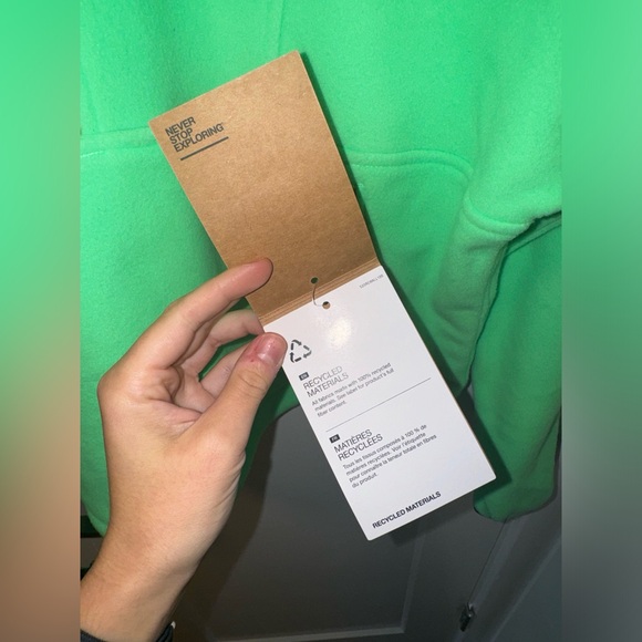 THE NORTH FACE TKA Attitude 1/4 Zip Fleece - Chlorophyll Green - size L - Picture 5 of 12